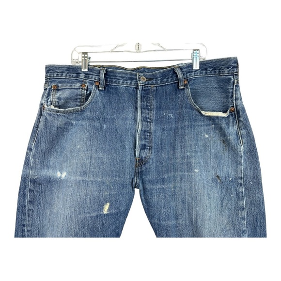 Levi 501 Men’s Jeans Size W40 - Picture 3 of 16